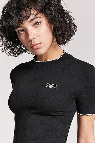Forever21 Contrast Los Angeles Graphic Top