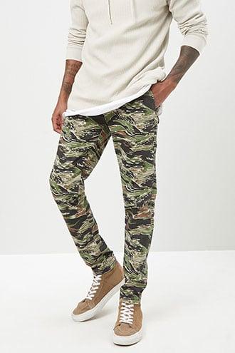 Forever21 Woven Camo Pants