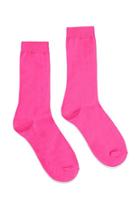 21 Men Classic Crew Socks (neon Pink)
