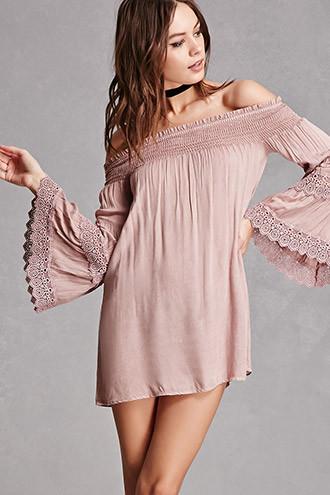 Forever21 Boho Me Off-the-shoulder Dress