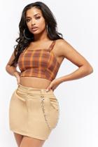 Forever21 Plaid Crop Top