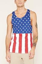 21 Men Men's  American Flag Print Tank