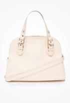 Forever21 Faux Leather Satchel (blush)