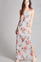 Forever21 Floral Slit Maxi Dress