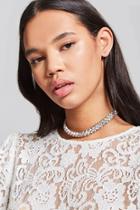 Forever21 Rhombus Rhinestone Choker