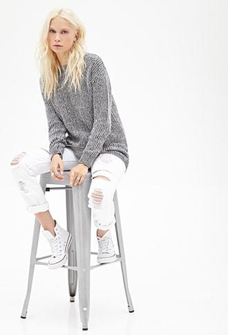 Forever21 Marled Chunky Knit Sweater