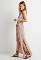 Forever21 Contemporary Box-pleated Maxi Dress