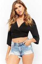 Forever21 Ripped Distressed Jean Shorts