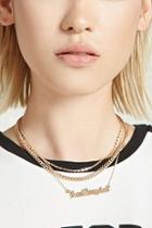 Forever21 Layered Los Angeles Necklace