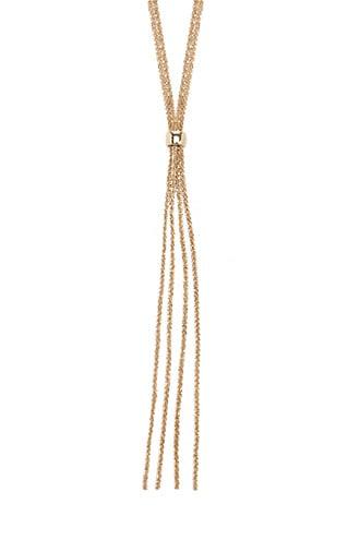 Forever21 Layered Drop Box Chain Necklace