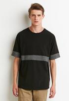 21 Men Marled Panel Tee