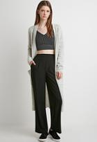 Forever21 Women's  Wide-leg Pants (black)