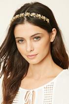 Forever21 Gold Etched Floral Headband