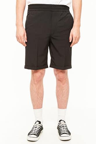 Forever21 Creased Cuffed Shorts