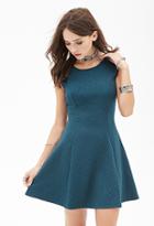 Forever21 Geo Fit And Flare Dress