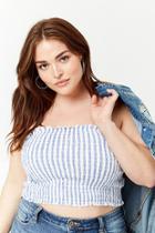 Forever21 Plus Size Striped Tube Top