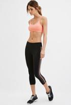 Forever21 Women's  Contrast-paneled Capri Leggings