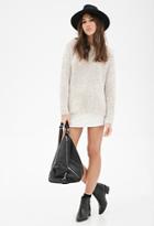 Forever21 Marled Fuzzy Knit Sweater