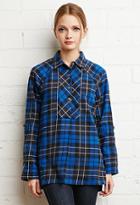 Forever21 Oversized Plaid Flannel Top