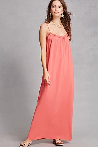 Forever21 Pom Pom Maxi Dress