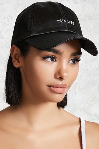 Forever21 Satin Princess Baseball Cap