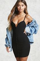 Forever21 Snap-button Bodycon Dress