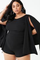 Forever21 Plus Size Open Sleeve Romper