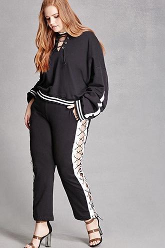 Forever21 Plus Size Private Academy Pants