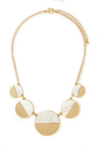 Forever21 Circle Statement Necklace