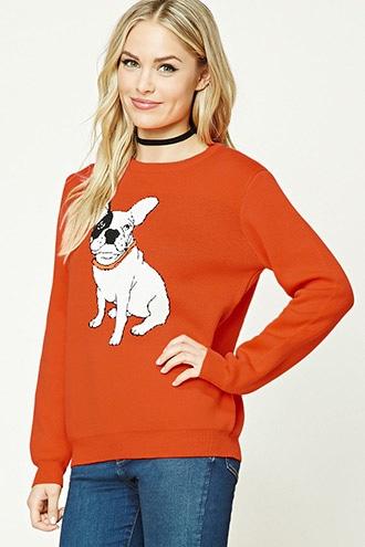 Forever21 Contemporary Bulldog Sweater