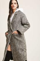 Forever21 Wool-blend Longline Jacket