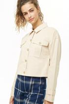 Forever21 Semi-cropped Button-down Jacket