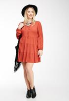 Forever21 Plus Size Tiered Peasant Dress