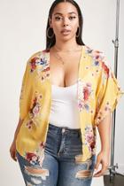 Forever21 Plus Size Floral Cardigan