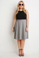 Forever21 Plus Marled A-line Skirt