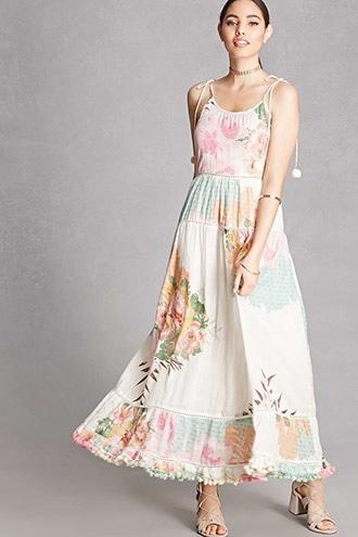 Forever21 Z And L Europe Floral Dress