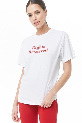 Forever21 Rights Reserved Graphic Tee