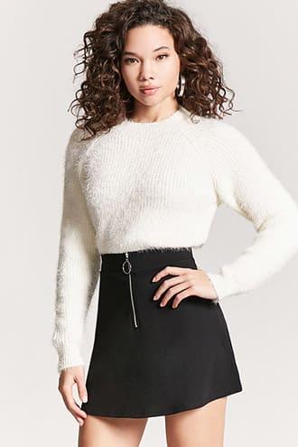 Forever21 Pull-ring Mini Skirt