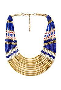 Forever21 Beaded Tribal-inspired Necklace