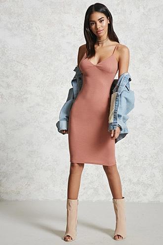 Forever21 Ribbed Knit Cami Dress