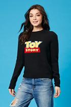 Forever21 Women's  Pixar Toy Story Knit Sweater