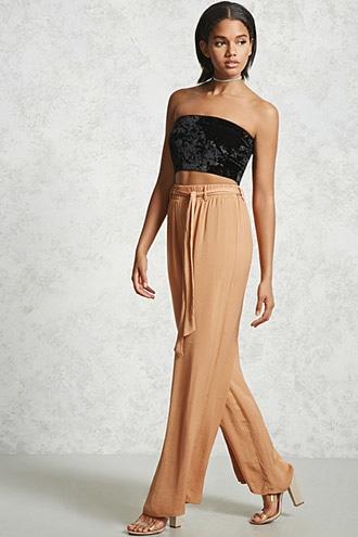 Forever21 Contemporary Tie-waist Pants