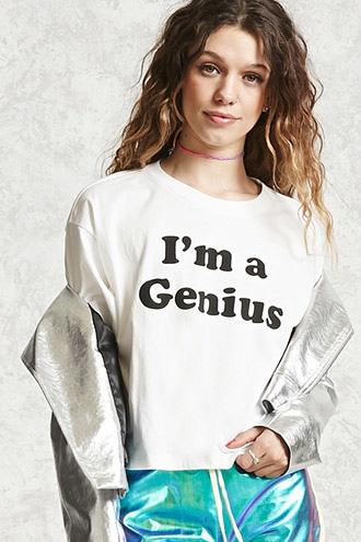 Forever21 Im A Genius Graphic Tee