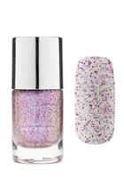 Forever21 Glitter Galaxy Pink Silver Nail Polish