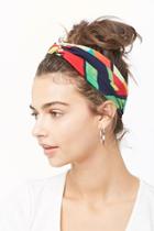 Forever21 Colorblock Twist-front Headwrap
