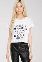 Forever21 Cities Graphic Boxy Tee