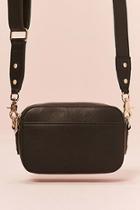 Forever21 Faux Leather Zip-top Crossbody