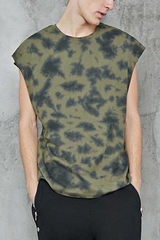 Forever21 Tie-dye Sleeveless Tee