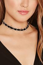 Forever21 Velvet Double-ring Choker