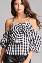 Forever21 Gingham Twisted Top